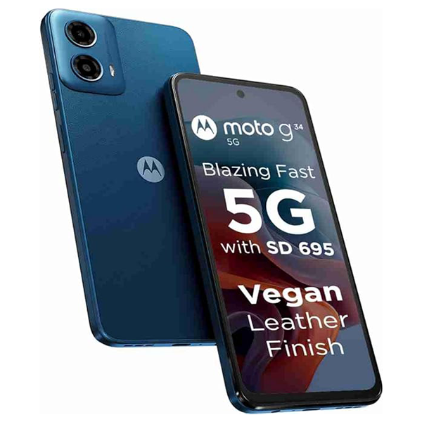 Buy Motorola G34 5G 8 GB RAM 128 GB Ocean Green Mobile Phone - Vasanth and Co